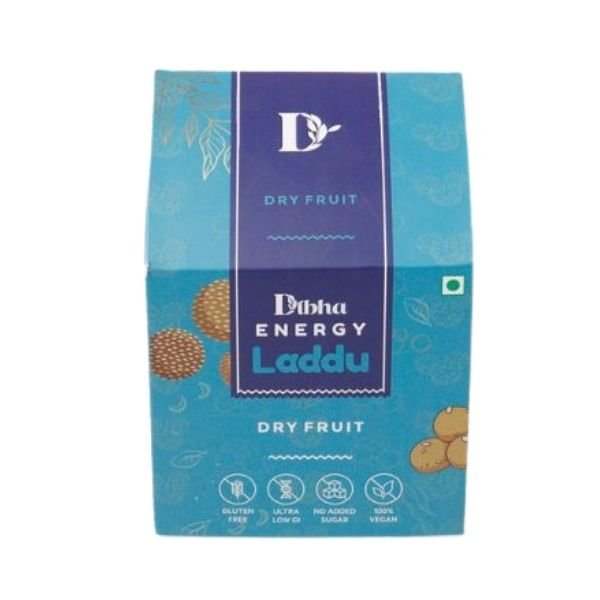 Energy laddu dry fruits- front- Dibha