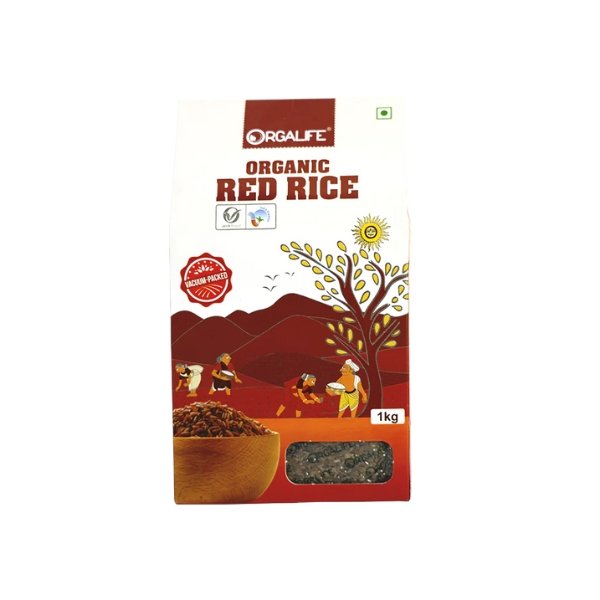 Red Rice 1 kg-front-Orga Life