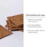 Coconut Scrub Pad 5 pc-use-Ecotyl