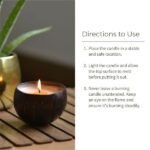 Coconut Shell Candle - Patchouli & Rosewood-use-Ecotyl