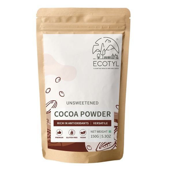 Cocoa Powder 150 gm-front-Ecotyl