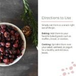 Dried Cranberries 150 gm-use-Ecotyl