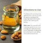 Cold Pressed Almond Oil - Sweet 100 ml-use- Ecotyl