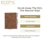 Coconut Scrub Pad 5 pc-benefits-Ecotyl