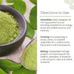 Moringa Leaf Powder 150 gm-use- Ecotyl