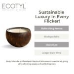 Coconut Shell Candle - Patchouli & Rosewood-benefits-Ecotyl