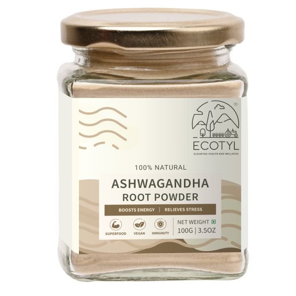 Ashwagandha Powder 100 gm-front-Ecotyl