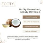 Cold-Pressed Virgin Coconut Oil 500 ml-benefits1- ecotyl