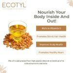 Cold Pressed Almond Oil - Sweet 100 ml-benefits- Ecotyl