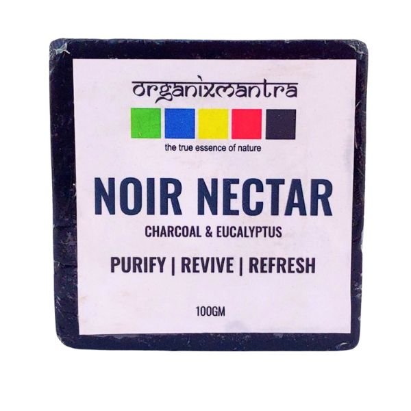 Noir Nectar Bath Soap 100 gm-front1-Organix Mantra