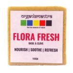 Flora Fresh Natural Bath Soap 100 gm-front- Organix Mantra