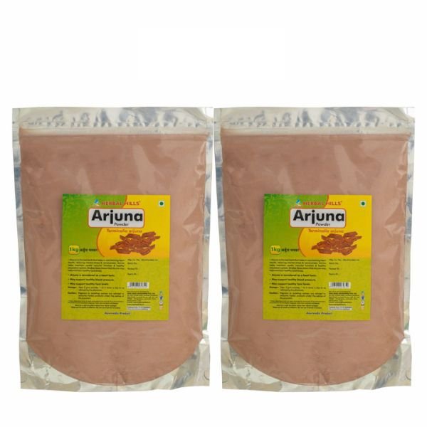 Arjuna Powder - 1kg - Pack of 2-front-Herbal Hills