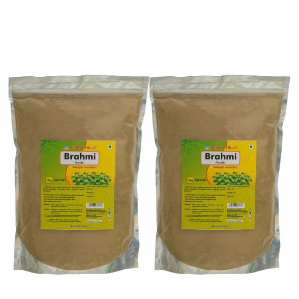 Brahmi Powder - 1kg - Pack of 2-front-Herbal Hills