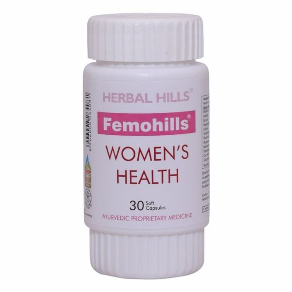 Femohills 30 Capsule-front1-Herbal Hills
