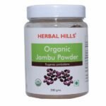 Organic Jambu beej Powder - 200gms-front-Herbal Hills
