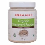 Organic Shatavari Powder 200 gms-front-Herbal Hills