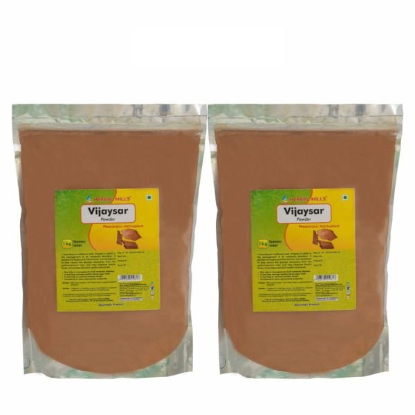 Vijaysar powder - 1kg - Pack of 2-front-Herbal Hills