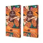 Dark Chocolate with Orange (Pack of 2) 72 gm-front-Chocolian Bakers