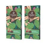 Dark Chocolate With Rose & Pistachio Bar (Pack of 2) 72 g-front-Chocolian Bakers
