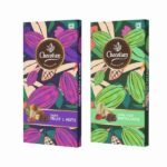 Dark Chocolate with Fruit & Nut & Dark Rose Pistachio (Pack of 2) 72 gm-front-Chocolian Bakers
