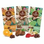 Creame Coffee, Dark Rose Pistachio & Dark orange Chocolate Bar (Pack of 3) 72 gm-front-Chocolian Bakers