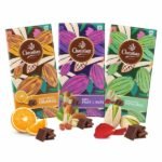 Fruit & Nut, Dark Orange Chocolate & Dark Chocolate with Rose Pistachio (Pack of 3) 72 gm-front-Chocolian Bakers