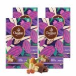 Fruit & Nut Dark Chocolate Bar (Pack Of 4) 72 gm-front-Chocolian Bakers