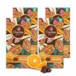 Dark Chocolate with Orange (Pack of 4) 72 gm-front-Chocolian Bakers