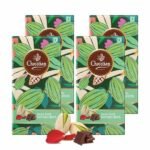 Dark Chocolate With Rose & Pistachio Bar ( Pack Of 4 ) 72 gm-front-Chocolian Bakers
