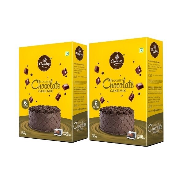 Chocolate Oven Cake Mix 150 gm (Combo)-front-Chocolian Bakers