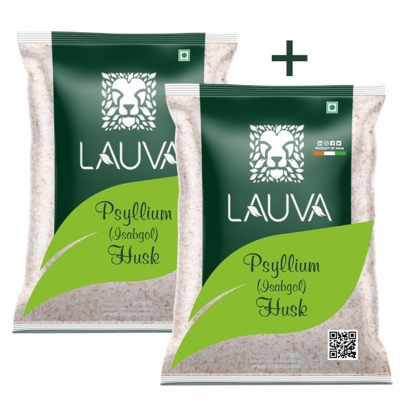 Natural Sat Isabgol Psyllium Husk 500 gm (Pack of 2)-front-OrgaQ LAUVA