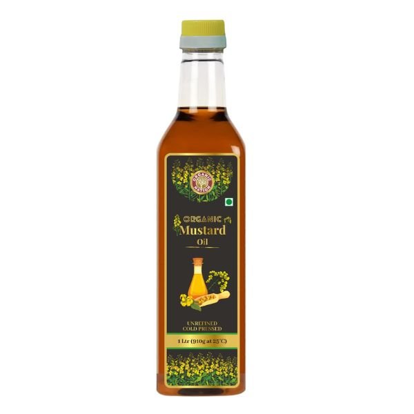 Mustard Oil 1000 ml-front-Organic Nation