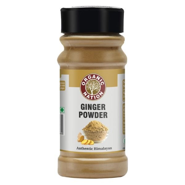 Ginger Powder 125 gm-front-Organic Nation